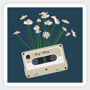 Cassette Tape Hip-Hop Music Sticker